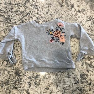 Girls Cooper Key cropped sweater